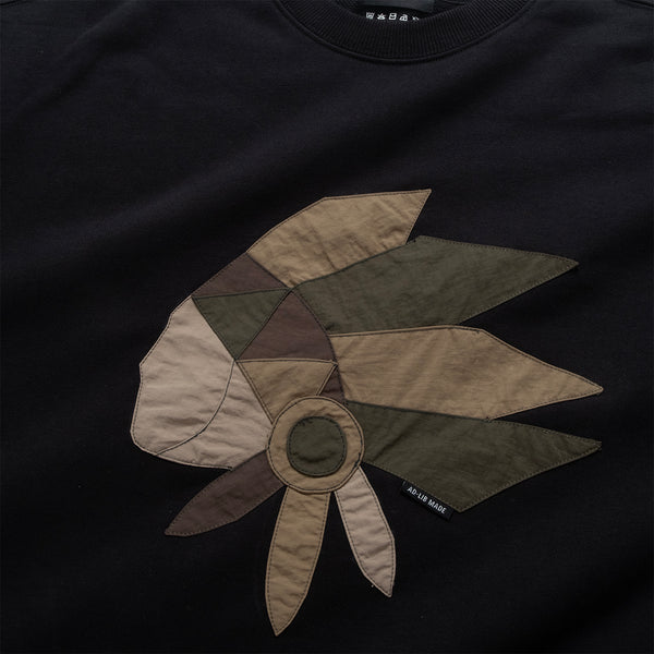 (ZW532) 酋長拼布衛衣