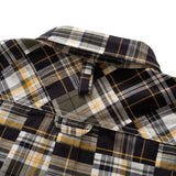 (YS329) Patchwork Fabric Shirt