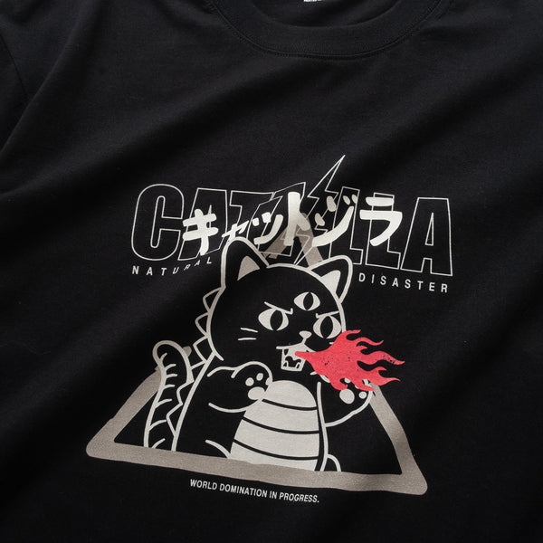 (ZT1784) Catzilla Graphic Long Sleeve Tee