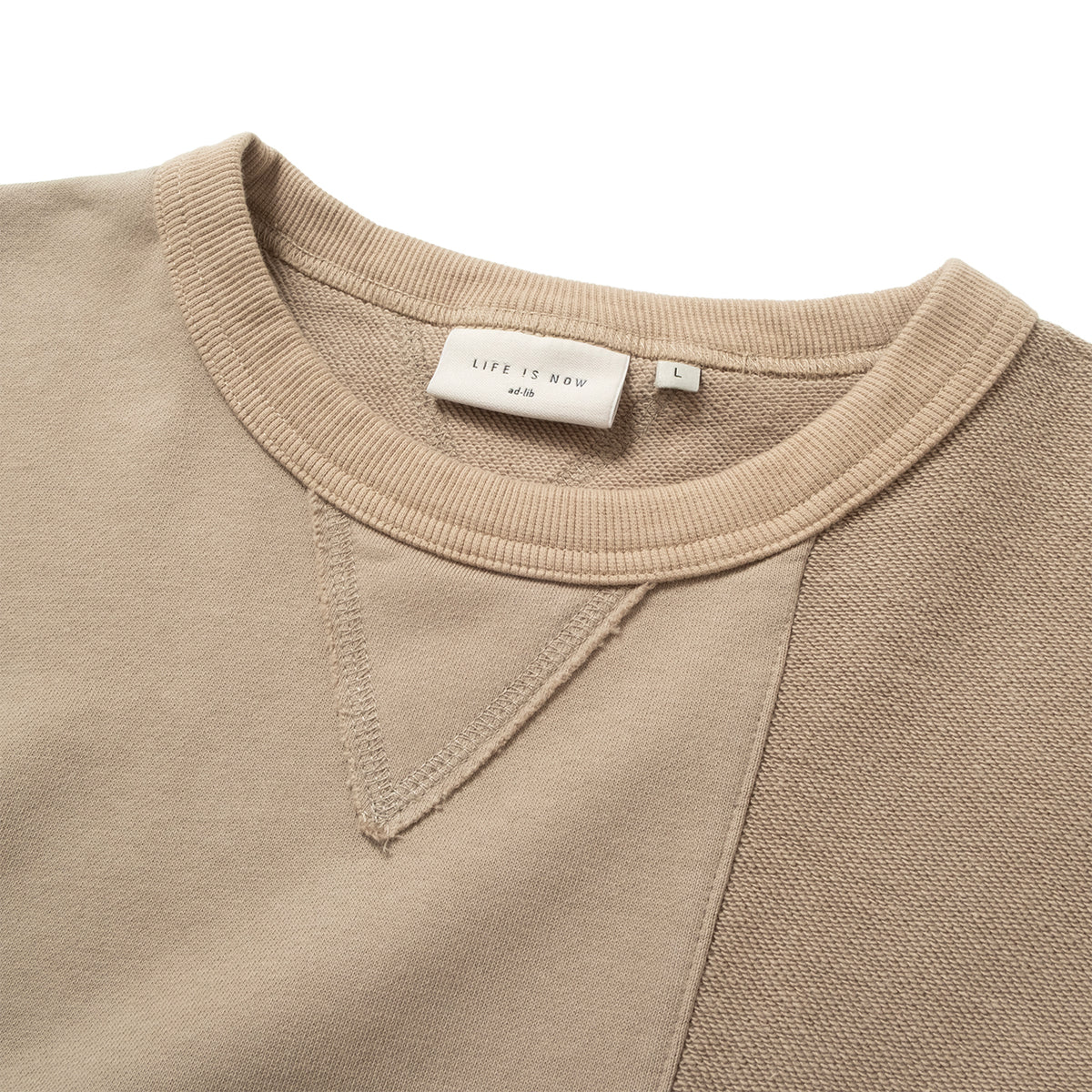 (SW571) Tonal Patchwork Sweatshirt