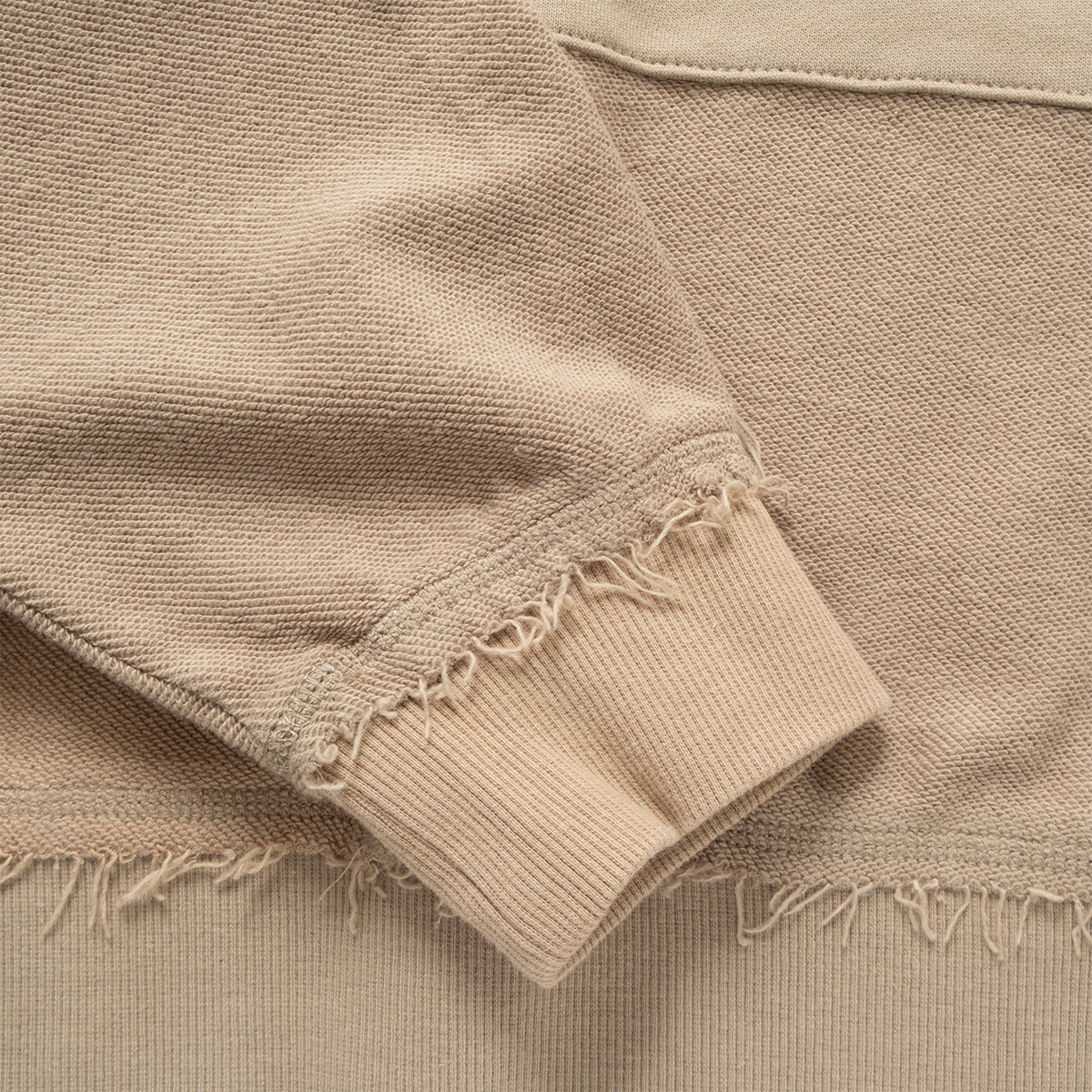 (SW571) Tonal Patchwork Sweatshirt