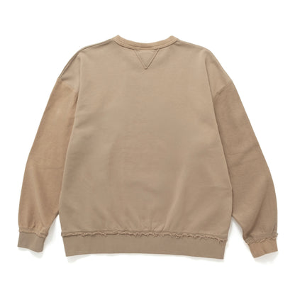 (SW571) Tonal Patchwork Sweatshirt