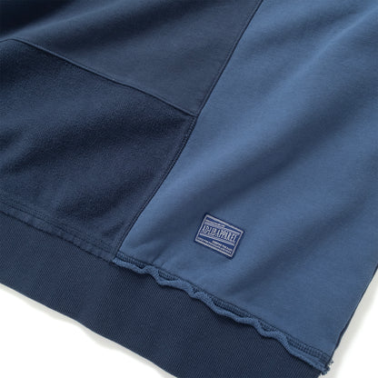 (SW571) Tonal Patchwork Sweatshirt