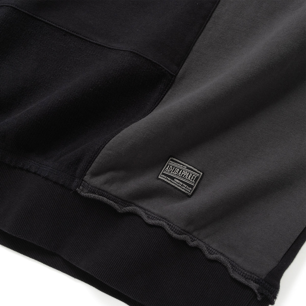 (SW571) Tonal Patchwork Sweatshirt
