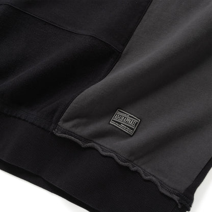 (SW571) Tonal Patchwork Sweatshirt