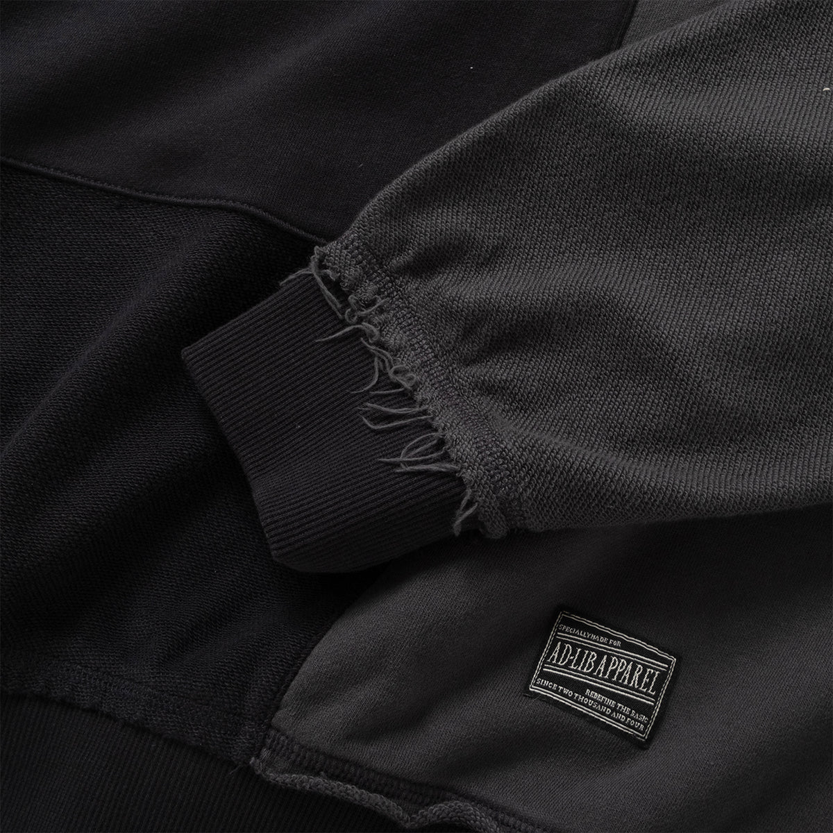 (SW571) Tonal Patchwork Sweatshirt