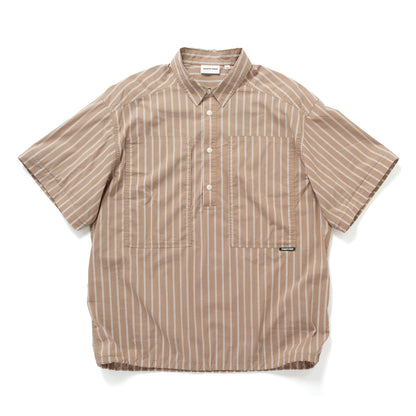 (ST528) 2 Ways Stripes Shirt