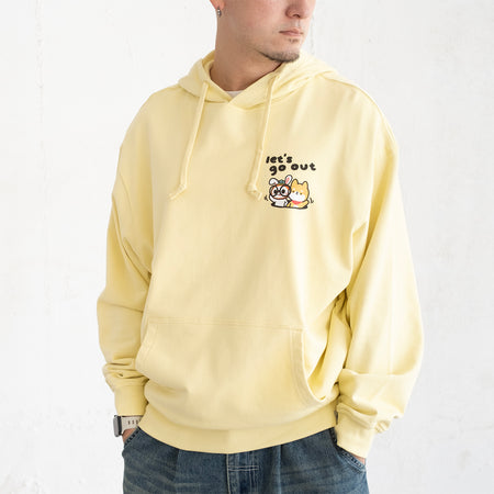 (ZW537) Patchwork Layer Hoodie