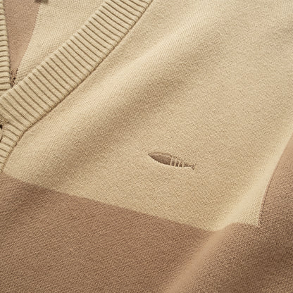 (CD107) Colorblock Cardigan