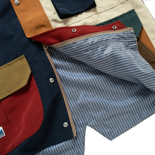 (JK402) Colorblock Parka