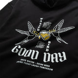 (ZW546) Wasted Bird Graphic Hoodie