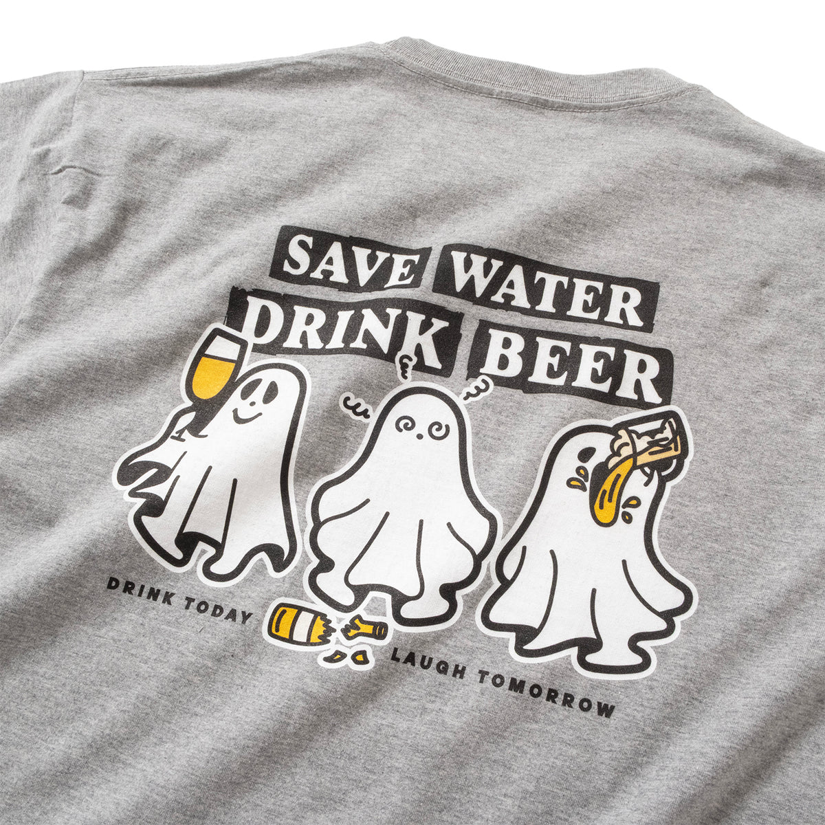 (ZT1972) Save Water Drink Beer Graphic Tee