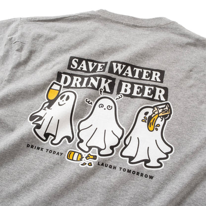 (ZT1972) Save Water Drink Beer Graphic Tee