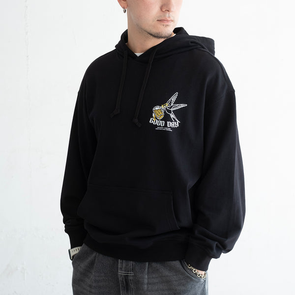 (ZW546) Wasted Bird Graphic Hoodie