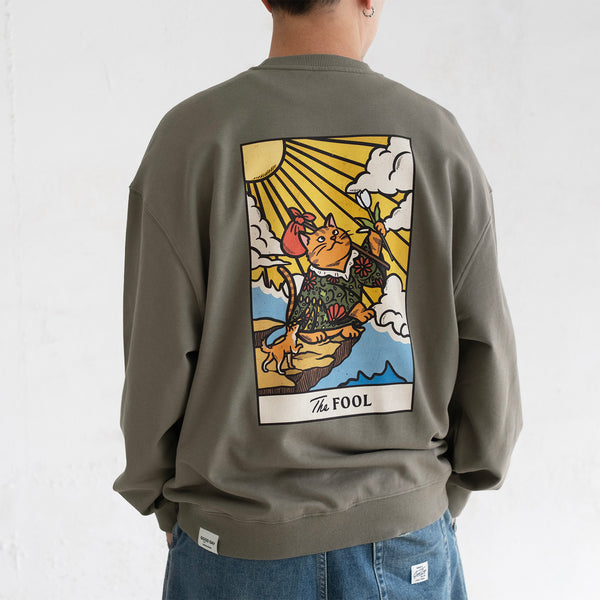 (ZW540) Catarot V1.2 The Fool Graphic Sweater