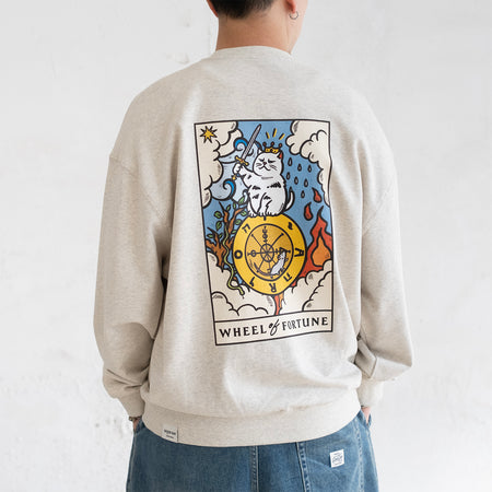 (EX637) Tired on Bus Graphic Sweater