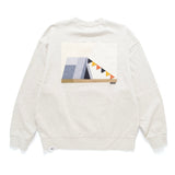 (ZW536) Camping Tent Patchwork Sweater