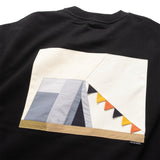 (ZW536) Camping Tent Patchwork Sweater