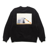 (ZW536) Camping Tent Patchwork Sweater