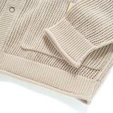 (CD106) Knit Mesh Cardigan