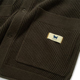 (CD106) Knit Mesh Cardigan