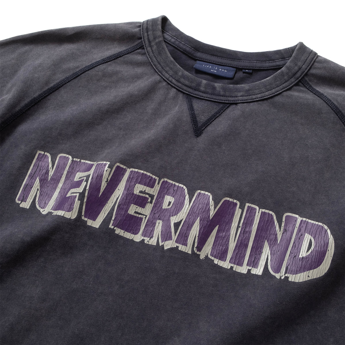 (TP1923) Nevermind Washed Sweat Tee