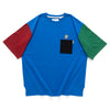 (EX490) Action Shin Chan Colorblock Pocket Tee