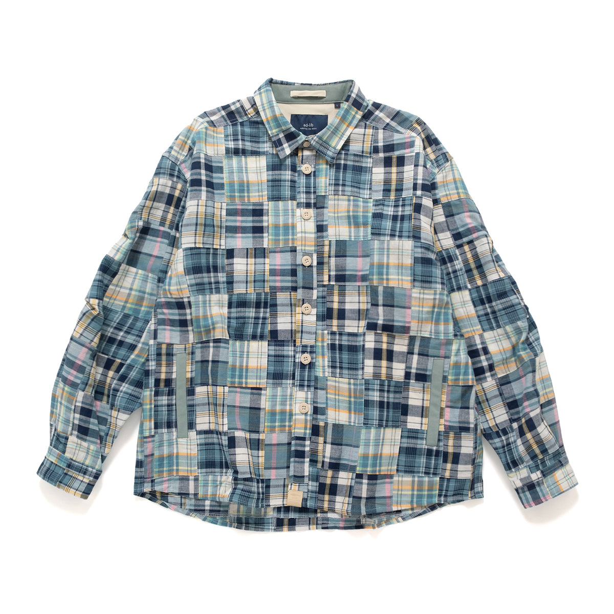 (ST563) Patchwork Shirt (Online Exclusive)