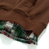 (ZW537) Patchwork Layer Hoodie