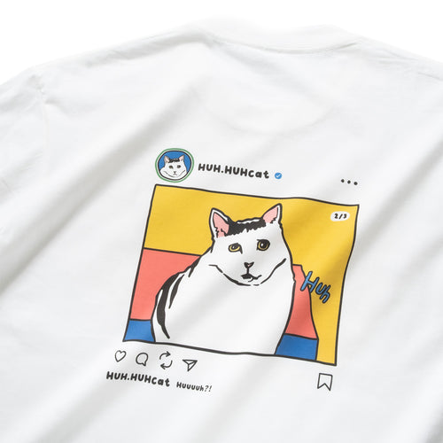 (ZT1788) Huh Cat IG Graphic Long Sleeve Tee