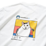 (ZT1788) Huh Cat IG Graphic Long Sleeve Tee