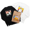 (ZT1787) Good Job Cat IG Graphic Long Sleeve Tee