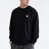 (ZT1787) Good Job Cat IG Graphic Long Sleeve Tee