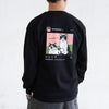 (ZT1787) Good Job Cat IG Graphic Long Sleeve Tee