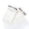 (SK077) Beer Time Message Rolled Socks