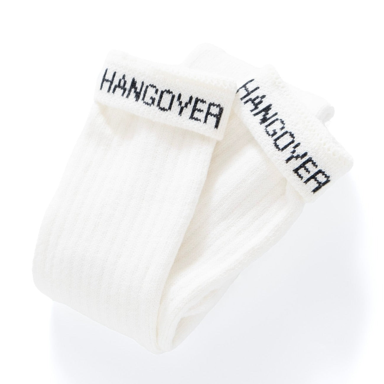 (SK079) Hangover 字句捲邊襪