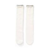 (SK078) Stay Hype Message Rolled Socks