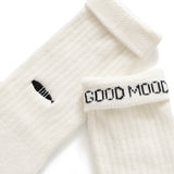 (SK076) Good Mood Message Rolled Socks