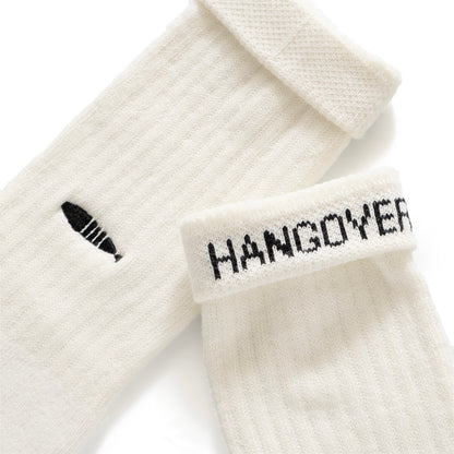 (SK079) Hangover 字句捲邊襪
