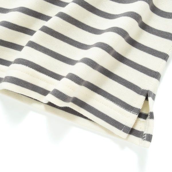 (TP1720) Stripe Pocket Long Sleeve Tee