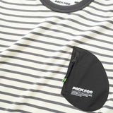 (TP1720) Stripe Pocket Long Sleeve Tee