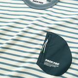 (TP1720) Stripe Pocket Long Sleeve Tee