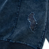 (SW518) 藍染襤褸衛衣