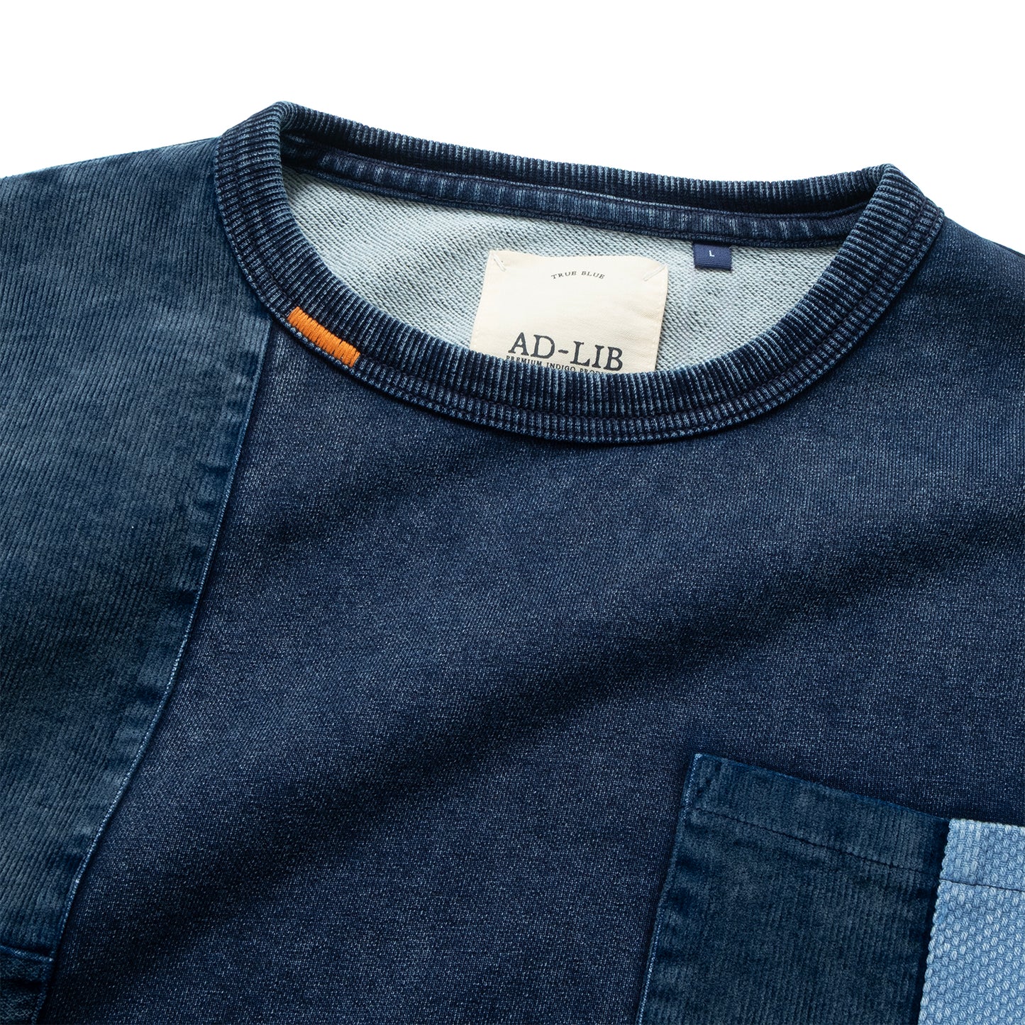 (SW518) Indigo Boro Sweater