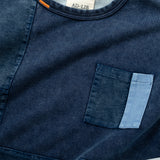 (SW518) 藍染襤褸衛衣