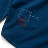 (ST481) Indigo Sashiko Shirt
