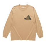 (ZT1804) Bear Back to Forest Embroidery Long Sleeve Tee