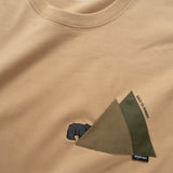 (ZT1804) Bear Back to Forest Embroidery Long Sleeve Tee