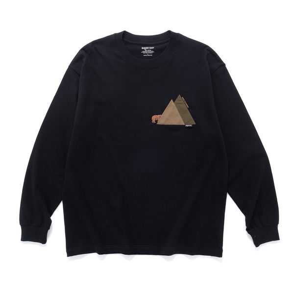 (ZT1804) Bear Back to Forest Embroidery Long Sleeve Tee