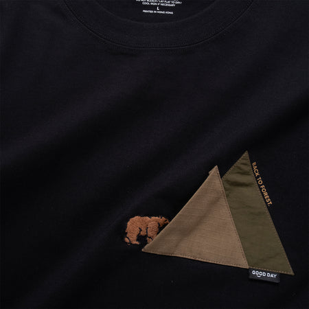 (ZT1558) Curious Cat Graphic Long Sleeve Tee